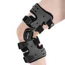 Z1 K8 Eco Assist OA Unloader Knee Brace - Support for Osteoarthritis, Bone on Bone & Rheumatoid Arthritis Knee Joint Pain Relief and Degeneration - Cartilage Defect Repair - Single Side Hinge Bar (Medial Left)