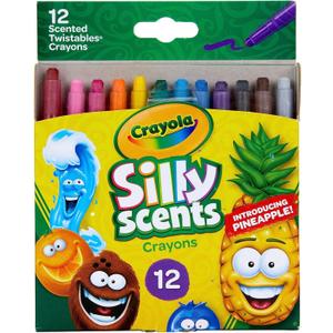 Crayola Silly Scents Twistables Crayons, 12 Count, Coloring Supplies, Gift for Kids