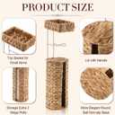 Novabright 1 Pcs Toilet Paper Holder, Woven Freestanding Storage Stand