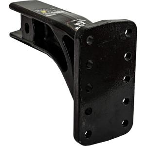 Buyers Products PM3109 4 Position Pintle Hook Mount, 3" Inch Receiver, 10" Shank, MVL 6000lbs, MGTW 30000lbs, Towing Accessories for Truck