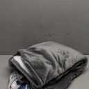 Bedsure Heated Blanket Throw Blanket - Fast Heating Electric Blanket, Soft Flannel Heated Throw with 4 Time Settings, 6 Heating Settings, Warm Gifts for Grandma & Grandpa & Seniors (50x60, Grey)