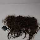 KooKaStyle Clip in Long Wavy Synthetic Hair Extension 20 Inch 4PCS Balayage Dark Brown to Chestnut Hairpieces Fiber Thick Double Weft Hair Extension for Women