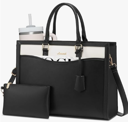 LOVEVOOK Laptop Tote Bag for Women, Office Work Bag Briefcase fit for 15.6 inch Laptop, Large Capacity Teacher Bag Handbag