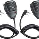 BAOFENG Microphone Police Walkie Talkie Mic Accessories Ham Radio Speaker Mic for Baofeng UV-5R Mini BF-F8HP Pro 5RM UV-32 DM-32 GM21 UV-5G Plus GM-15PRO GM-5RH K5PLUS AR-152 Quansheng UV-K5 8