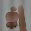 DINKY Upgrade Keyboard Wrist Rest, Mouse Pad with Non-Slip PU Base, Memory Foam Easy Typing Wrist Support Mousepad for Computer Laptop Gaming Office, Brown Mocha