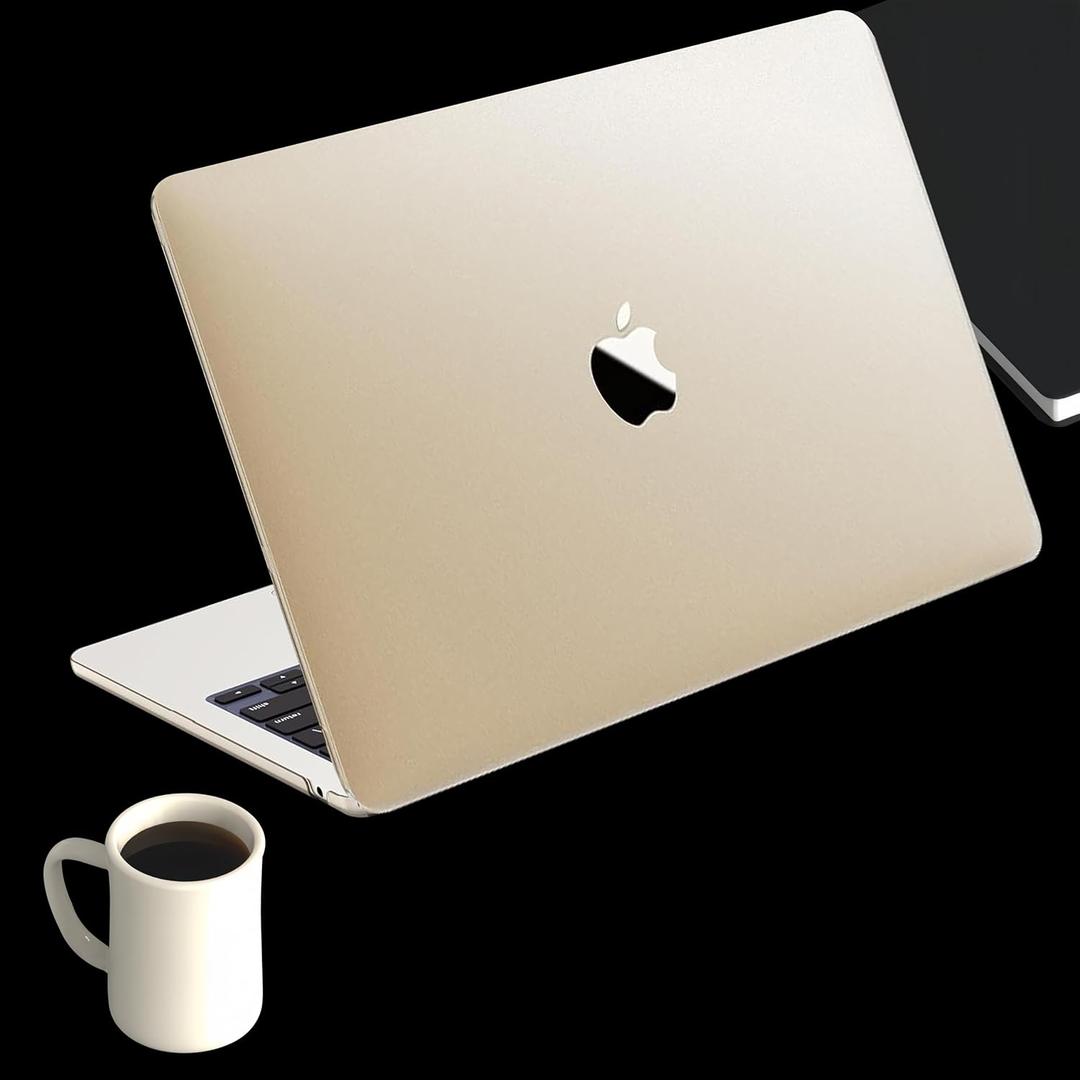 Starlight Case for MacBook Air 15 inch 2026 M5, 2023-2025 M4/M3/M2 A3448 A3241 A3114 A2941, Ultra Thin Frosted Matte Plastic Hardshell & Keyboard Cover for Mac Air 15, Starlight Clear