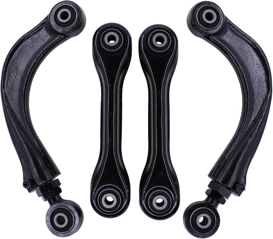 MOTOKU Rear Upper Adjustable Camber Arm and Lower Forward Suspension Control Arms Set for Ford Escape 2013-2017 Pair Left and Right Side