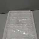 Clear Acrylic Desk Organizer for Office or Home Desk Drawer Dividers, Makeup Vanity Storage Bins, Stackable 4-Pack, Acrylic Accessory and Half Accessory Tray/Small Tray