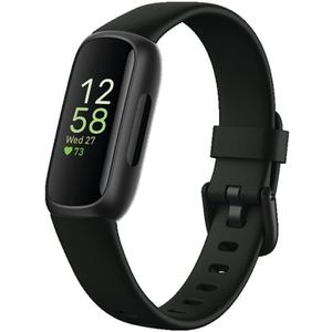 Fitbit Inspire 3 Health &-Fitness-Tracker with Stress Management, Workout Intensity, Sleep Tracking, 24/7 Heart Rate and more, Midnight Zen/Black One Size (S & L Bands Included)