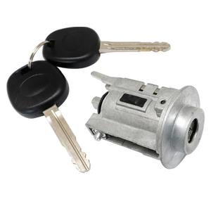 XQSMWF Ignition Lock Cylinder with 2 Keys Fit for Toyota Corolla 2005-2008 Matrix 2005-2008 Highlander 2001-2007, Replace 69057-02140 69057-17170 Metal Silver