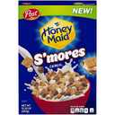 Post, Honey Maid, Breakfast Cereal, S'Mores Chocolatey Marshmallow Graham Cracker, 12.25 Oz, Best By 01/25