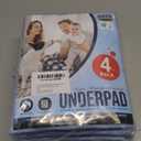 Utopia Bedding Washable Underpads 34" x 36" (Pack of 4), Waterproof Reusable Heavy Absorbency Incontinence Bed Pads for Adults, Kids, Elderly and Pets, Bedwetting Pads for Sofa and Couch (Blue)