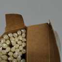 Pure Beeswax Candles, 7.3" Decorative Thin Taper Candles,Honey Scented, Dripless, Smokeless, 40min Burn Time for Birthday, Dinner, Prayer, Church, Hanukkah, Christmas (White, 50 pcs)