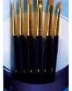 Princeton 9137 Watercolor Acrylic and Tempera Golden Taklon Brush - Set of 6