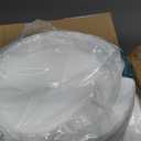 Blue Sky 100 Count Disposable Plastic Plates, 10", White