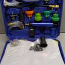 Orion Motor Tech Coolant Pressure Tester Kit, 33pc Master Coolant Vacuum Refill Kit with 23 Radiator Adapters, Radiator Cooling System Pressure Tester Kit with Vacuum Pump Vacuum Purge & Refill Tool (Blue)