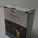 Homemory 10" x 4" Large Waterproof Outdoor Flameless Candles with Remote Control and Timer, Battery Operated Flickering LED Pillar Candles for Outdoor Larterns, Porch, Long Lasting, Set of 1