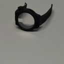 Goton 3 in 1 Waterproof Case and Band for Samsung Galaxy Watch 7 44mm, 360 Protective Hard PC with Tempered Glass Screen Protector for Galaxy Watch Cover Bumper Accessories, Black