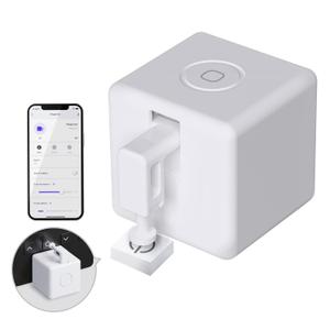 MOES Fingerbot Plus Smart Button Pusher No Wiring Switch, Upgrade with Touch Control, Work with Smart Life App, Add MOES Tuya Bluetooth Hub Make it Compatible with Alexa, Google Home and Timer Control MOES Fingerbot Plus Smart Button Pusher No Wiring Switch, Upgrade with Touch Control, Work with Smart Life App, Add MOES Tuya Bluetooth Hub Make it Compatible with Alexa, Google Home and Timer Control