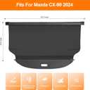 Cargo Cover for Mazda CX-90 2024 Accessories Black Retractable Rear Trunk Security Cover Shield Shade Privacy Screen Car Trunk Luggage Cargo Security Shade Shield