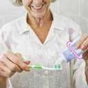 Toothpaste Squeezer, Toothpaste Squeezer Tube Roller 10 Pcs Plastic Holder Clips Plastic Clips for Saving Facial Cleanser Creams Paint for Bathroom Home and Apartment Essentials