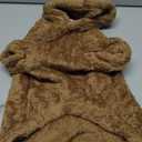 Dog Sweaters for Large Dogs,Dog Hoodie,Warm Fuzzy Fleece Sweatshirt with Hood & Pocket,Leash Hole,Cozy Cold Weather Pet Clothes Sweater Hoodie for Large Dogs(Coffee,2XL) (2XL: 40-60lbs)