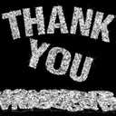 Locacrystal 68Pcs Bling Resin Rhinestone Alphabet Letter Stickers A-Z Letters DIY Car Decoration Sticker Self-Adhesive Iron-On Crystal Word Stickers for Cars Arts Crafts Clothing (Silver)