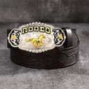 Western Rodeo Belt Buckle for Men Big Cowboy Rodeo Horse Belt Buckles Large Belt Buckle Halloween Christmas