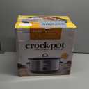 Crock-Pot 7-Quart Manual Slow Cooker, Family Size Serves 8+ People or Fits 6-lb Roast, Removable Stoneware with Warming Setting, Dishwasher Safe for Easy Cleanup, Charcoal