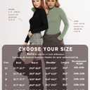 MANGOPOP Women's Mock Turtle Neck Long Sleeve Shirts Fitted Fall Winter Undershirt Tight Tops Slim Fit Basic Tee (XL)