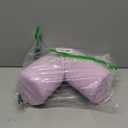 Cozyhealth Cervical Roll Pillow, Medium Soft Memory Foam Neck Round Pillow Cylinder Bolster Pillow for Sleeping, Round Neck Support for Bed, Legs, Back and Yoga (Purple, Large - 4.7" H)