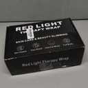 Red Light Therapy for Body  5000mAh Cordless 660nm & 850nm Infrared Red Light Therapy Belt with Vibration Pulse Timer - Portable Heating Pad Wrap Device for Pain Relief at Home Office Travel