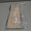 140Pcs 1/4" x 12" Balsa Wood Sticks, Square Dowel Rods Unfinished Balsa Wood Strips Hardwood Sticks for Crafts DIY Projects Models Making