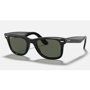 Ray-Ban RB2140 Original Wayfarer Polarized Square Sunglasses Leopard Print