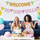 Welcome to the Villa Banner Love Island Decorations Love Island Themed Party Decorations (B)