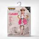 Spooktacular Creations Halloween Cowgirl Costume for Girls, Toddler White Cowgirl Dress Outfit with Western Hat for Kids Dress-Up, Cosplay and Themed Party (3T, 3-4 yrs)