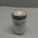 Owala SmoothSip Slider Insulated Stainless Steel Coffee Tumbler, Reusable Iced Coffee Cup, Hot Coffee Travel Mug, BPA Free 12 oz, Vanilla Bean