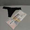 voenxe Seamless Thong for Women,No Show Lace Underwear,Ladies Cotton Blend Breathable Panties,Comfort Soft Undie,Tanga,5-Pack (Medium, Basic)