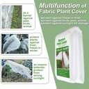 Plant Covers Freeze Protection 10 ft x 30 ft Floating Row Cover 0.9oz/yd Garden Fabric Plant Cover for Winter Frost/Sun Pest Protection (10FT X 30FT)