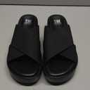 Steve Madden New York Halsey Black Women's Sandals Size 8