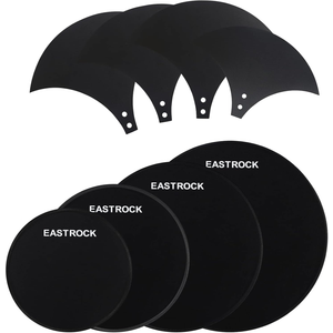 EASTROCK Drum Mute Pads Set 8 Pieces With Cymbal Pad