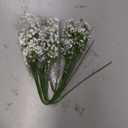 Babys Breath Artificial Flowers,18 Pcs Gypsophila Real Touch Flowers for Wedding Party Home Garden Decoration White