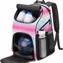 Bosynoy Bowling Ball Bag for Women, Bowling Backpack for Single Ball with Shoe Compartment & Protective Foam Padded, Fits Bowling Shoes, Multi-Pockets for Bowling Accessories, Gifts for Bowling Lovers