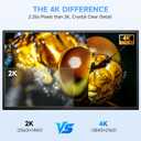 23.8" 4K Portable Monitor, UHD 3840x2160 IPS 400nits 100% sRGB Calibrated Color Gaming Monitor, USB-C HDMI Laptop Screen Extender with Speakers for Desktop, MacBook, PS5, Xbox, Switch