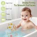 Baby High Chair Toys Suction Cup Toys for Babies 6-12 Months Montessori Sorting Toys (Olive)
