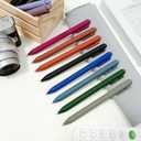 120 Pcs Ballpoint Pens Bulk Retractable Comfortable Writing Pens for Baby Shower Cute Back to School Supplies in Medium Point 1.0 mm for Office Teacher Student Bridal (Dark Vintage)