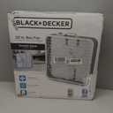 BLACK+DECKER Box Fan with 3 Speed Settings, 20 Box Fan with Carrying Handle, Rotary Knob and Recessed Cord Storage, Portable Fan and Cooling Fan for Home, Office, Garage, Basement & More