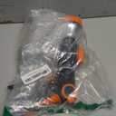 Garden Hose Nozzle,8 Patterns Hose Sprayer High Pressure,Heavy Duty Dog Wash,Metal Water Hose Nozzle with Soap Dispenser,Car Wash Foam Gun (Orange1)