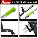 MAZING 4-Claw 39" Weed Puller Tool, Length Adjustable Detachable Weed Remover, Stainless Steel Claws Weed Picker and Grabber, Stand Up Weed Root Pulling Tool for Lawn, Yard, Garden, Patio