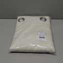 NICETOWN Flax Linen Semi Sheer Curtains 96 inches Long, Grommet Vertical Drapes Privacy Added with Light Filtering Window Treatments for Bedroom/Living Room, Natural, W55 x L96